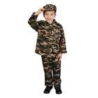   Military Officer Toddler / Child Costume / Brown   Size Medium (8 10