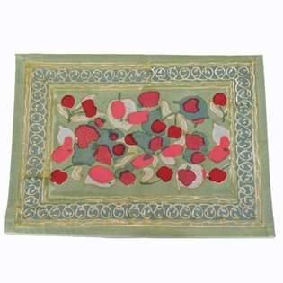 Couleur Nature Fruit Red Green Placemat (Set of 6) 