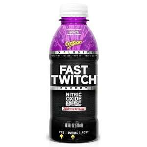     Fast Twitch RTD Nitric Oxide Energy Supplement Grape   16.9 oz