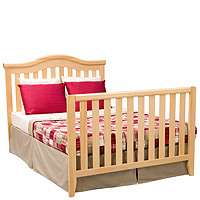 Solutions by Kids R Us 4 in 1 Non Drop Side Convertible Crib   Natural 