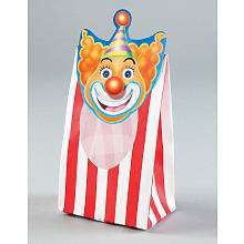 ShindigZ Big Top Circus Birthday Treat Bags   8 Pack   ShindigZ 
