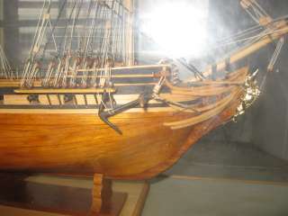 Fine large wooden model HMS Unicorn 1790 (cased) 175  