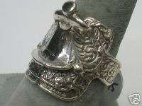 Horse Saddle Ring Sterling Silver (1074)  