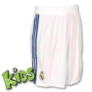 10 11 Real Madrid Home Shorts   Boys