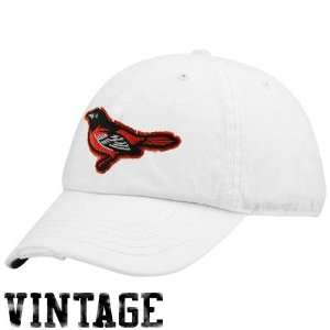   White Franchise Hoover Fitted Hat 