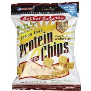  Gluten Free Protein Chips, Lemon Herb, 1.2 oz, 6 pk 