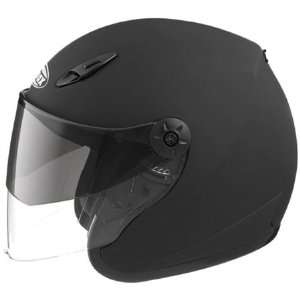  GMAX GM17 SPC Solid Open Face Helmet Medium  Black 