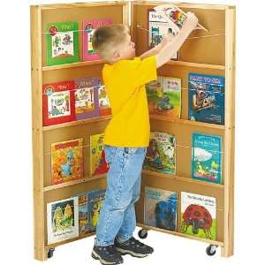   Jonti Craft Mobile Library 48 H Bookcase   4 Sections