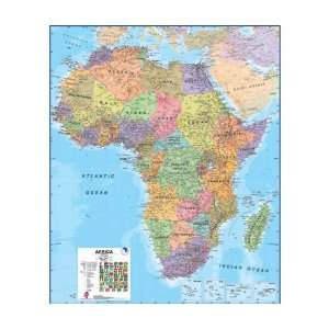  Africa Laminated Wall Map