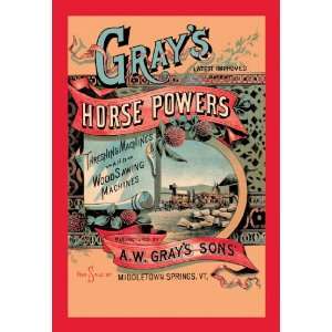  Grays Horse Powers 24X36 Giclee Paper