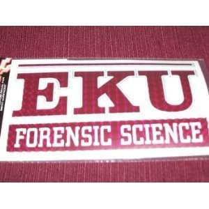   Kentucky Colonels Eku Forensic Science Decal