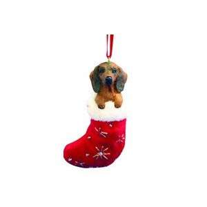  Santas Little Pals Red Doxie Ornament
