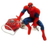 Spiderman Figure Flash Cell Phone Strap NIB  