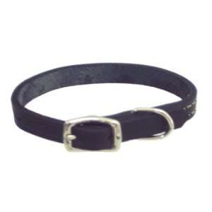  3/8 Leather Collar in Black