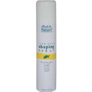  Firm Hold Shaping Spray By Back To Nature, 10 Ounce 