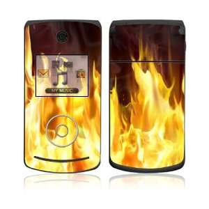 LG Chocolate 3 (VX8560) Skin Decal Sticker   Furious Fire