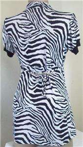 New Womens Maternity Clothes Black White Zebra Stripes Shirt Top 