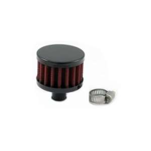   Red Breather Catchcan Mesh Filter Air Oil Vent Crankcase w/Clamp
