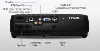   Epson EX70 3LCD Multimedia Projector, WXGA, 2000 Lumens Electronics