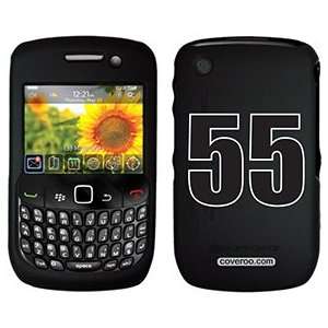  Number 55 on PureGear Case for BlackBerry Curve 