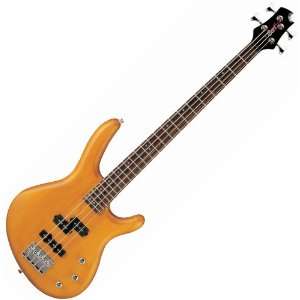 NEW CORT ACTION BASS SERIES AMBER SATIN 4 STRING ELECTRIC BASS GUITAR 