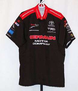 Germain Racing NASCAR Race Used Pit Crew Shirt Version 1 Size Large 