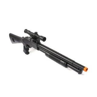 M180 B2 Spring Loaded Airsoft Shotgun W/ Laser Sight and 