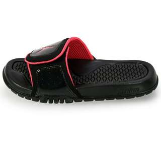 NIKE JORDAN HYDRO 2 (GS) BIG KIDS Size 4 Black Sandal Slide Slippers 