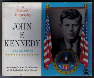 1964 JOHN F. KENNEDY President biography set (42 cards)  