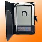 black leather case cover fr barnes nook wifi 3g ereader