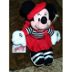   French Diva Minnie Mouse 9 Plush Bean Bag Doll MINT Toys & Games