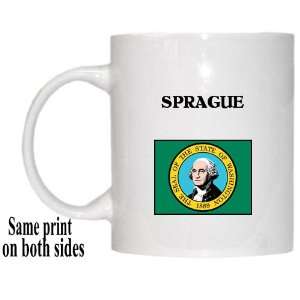    US State Flag   SPRAGUE, Washington (WA) Mug 