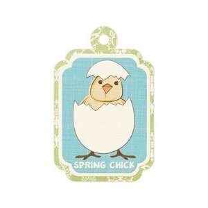  Memory Keepers   Cotton Tail Collection   Embossed Tags   Spring Chick