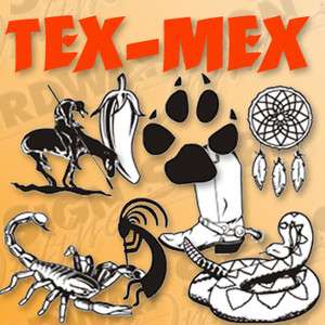Scaleable Vector Tex Mex Ready to Cut Vinyl Image Collection  