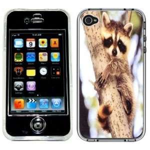  Cute Baby Raccoon Handmade iPhone 4 4S Full Hard Plastic 