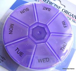Weekly 7 Days Pill Tablet Medicine Organizer BOX CASE  