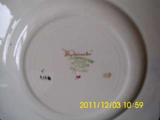   Winton Ivory Westminster Pattern Gilded Cake Plate C1930s  