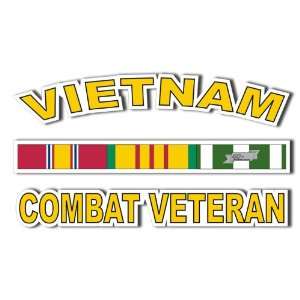  Vietnam Combat Veteran Window decal 5.5 Sticker 