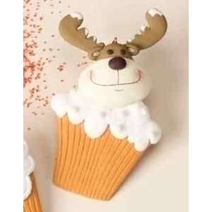  Sweet Memories Reindeer Cupcake Christmas Ornament