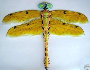 3D Golden Dragonfly Kite Wall Kid Room Ceiling Decor  
