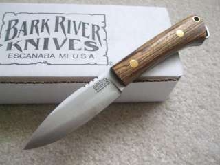 Bark River North Star Companion Knife Bocote Wood Handles New 037WB 