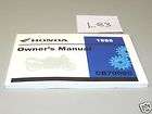 New Owners Manual 1985 CB700SC Nighthawk CB700 OEM Honda Operators 
