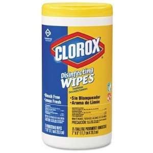 Clorox CLO 15948 Lemon Fresh Disinfecting Wipes  