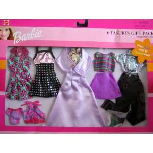 com Barbie 6 Fashion Gift Pack   From Fun Wear to Formal Wear (1999 