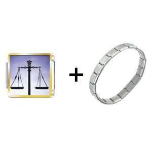  Scales Of Law And Justice Italian Charm Pugster Jewelry