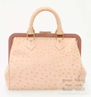   Vuitton Limited Edition Pink Ostrich Skin Speedy 30 Bag $12,000 RARE