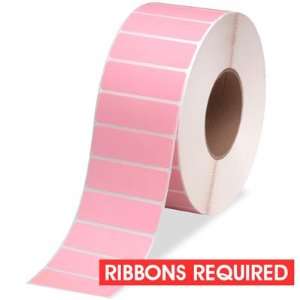    3 x 1 Pink Industrial Thermal Transfer Labels