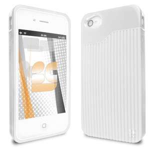 FOR NEW APPLE iPhone 4 4G Verizon WHITE T MATRIX TPU CANDY GRIP SKIN 