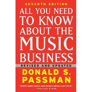   Music Business Seventh Edition by Donald S. Passman (Nov 17, 2009