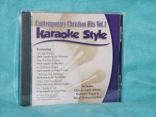 Contemporary Christian V1 Christian Karaoke NEW CD+G  